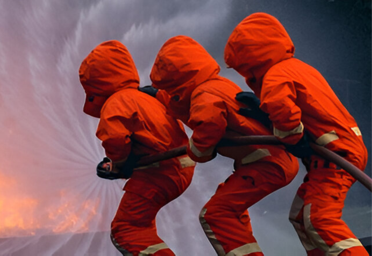 are firefighter suits fire resistant