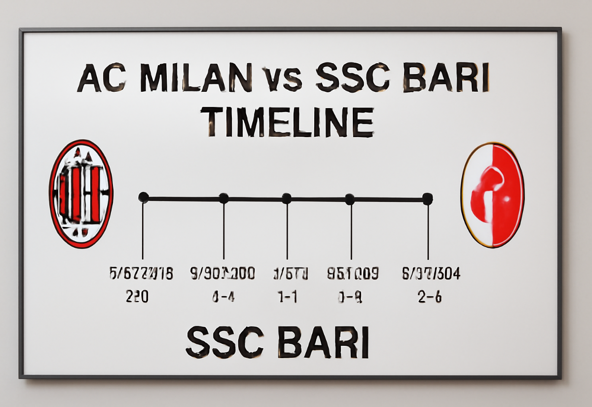 ac milan vs ssc bari timeline